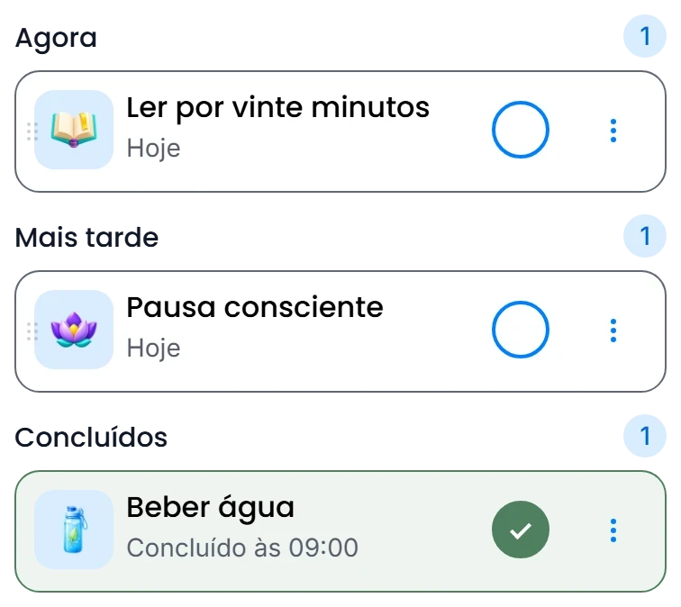 Planeje seu dia